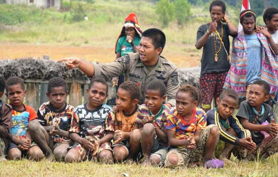 Warga Papua Mendukung Keberadaan Aparat Keamanan